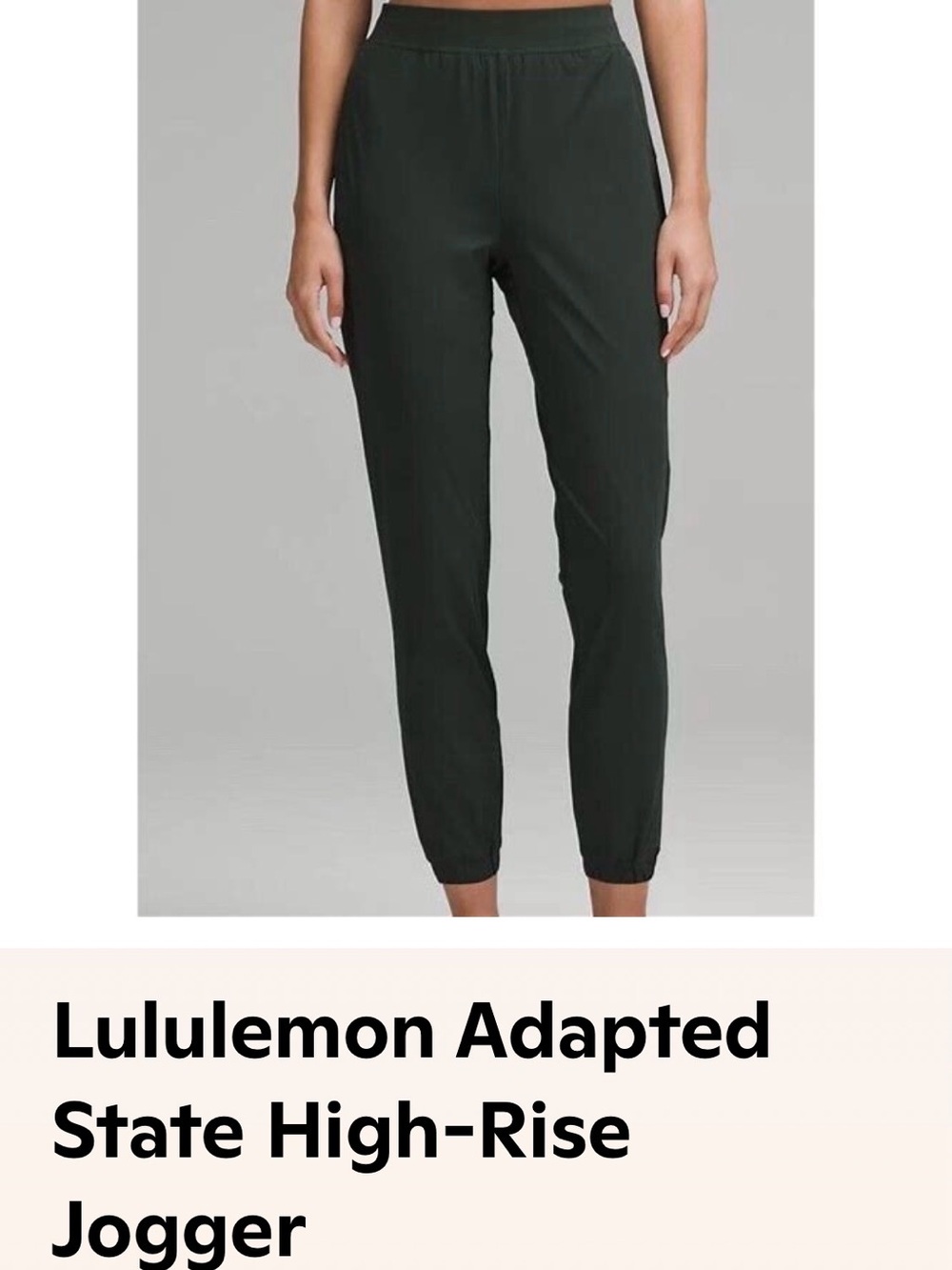lululemon athletica Adapted State High-Rise Jogger - Forest Green
